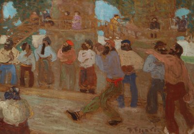 Bocce bíróság alkotó: Pedro Figari