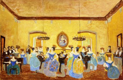 A gyarmati menüett; El Minue gyarmati alkotó: Pedro Figari