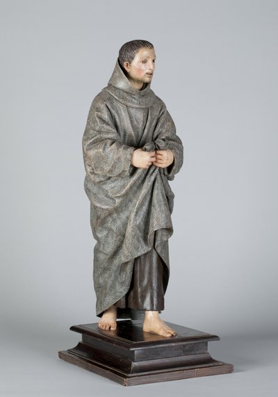 San Diego of Alcala, 1665-70 körül (polikróm fa) alkotó: Pedro de Mena