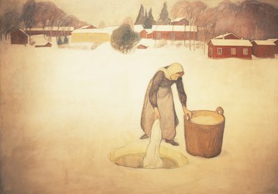 Finnország, A mosónő alkotó: Pekka Halonen