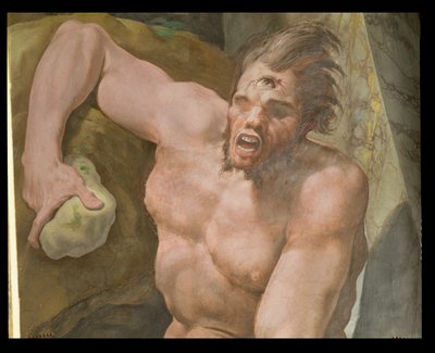Az Odüsszeia, Polythemus részlete, 1554-56 alkotó: Pellegrino Tibaldi