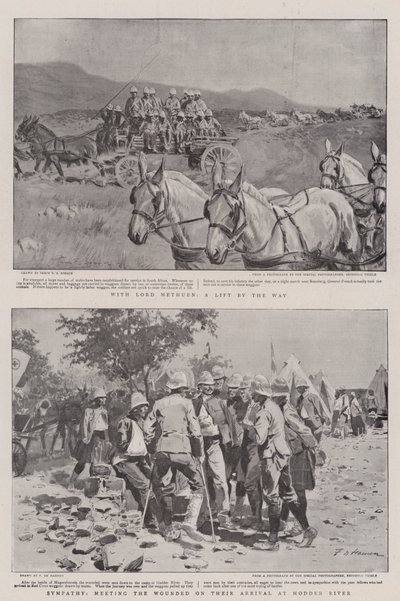 A háború Dél-Afrikában alkotó: Percy F.S. Spence