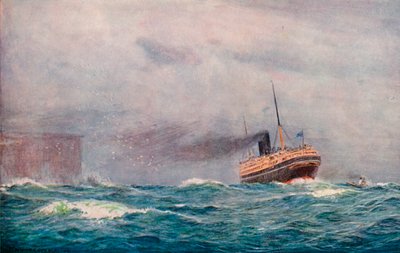 A P. & O. Steamer Outward Bound, 1913 alkotó: Percy F.S. Spence