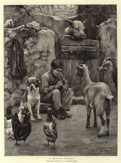Egy modern Orpheus alkotó: Percy Harland Fisher