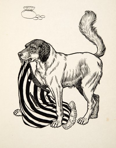 Egy jó kereső, az Állatok száz anekdotájából, kocsma. 1924 (metszet) alkotó: Percy J. Billingshurst