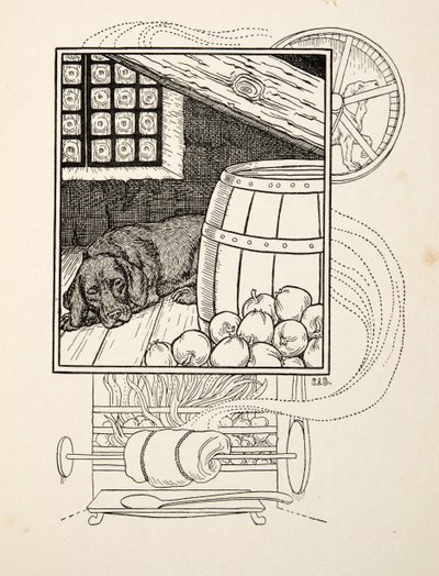 A Beasts Mere Machines?, az Állatok száz anekdotájából, pub. 1924 alkotó: Percy J. Billingshurst