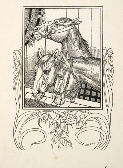Idősek segítése, Állatok száz anekdotájából, kocsma. 1924 alkotó: Percy J. Billingshurst