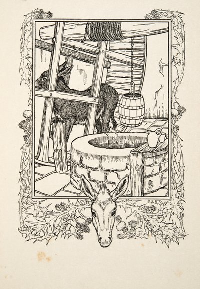 Vízrajz, Állatok száz anekdotájából, kocsma. 1924 alkotó: Percy J. Billingshurst