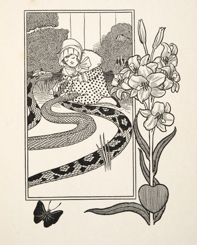 Infant Fascination, az Állatok száz anekdotájából, pub. 1924 alkotó: Percy J. Billingshurst