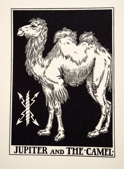 Jupiter és a teve, A Hundred Fables of Aesopus, pub.1903 alkotó: Percy J. Billingshurst