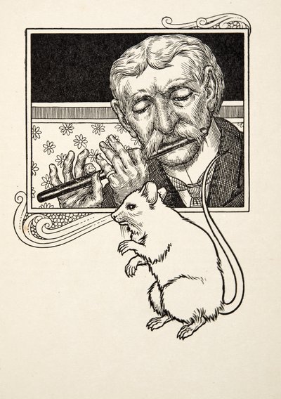 Zenés egerek, az Állatok száz anekdotájából, pub. 1924 alkotó: Percy J. Billingshurst