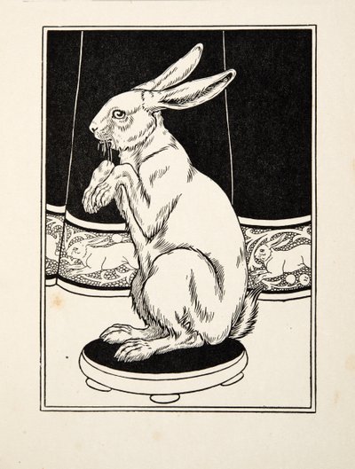 Tame Hares, az Állatok száz anekdotájából, pub. 1924 alkotó: Percy J. Billingshurst