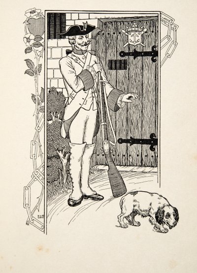 A megtört szív, az Állatok száz anekdotájából, kocsma. 1924 alkotó: Percy J. Billingshurst