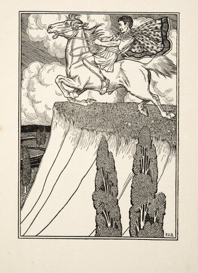 Antiochus halála bosszú, az Állatok száz anekdotájából, pub. 1924 alkotó: Percy J. Billingshurst