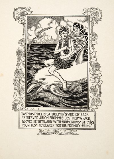 A delfin, az Állatok száz anekdotájából, pub. 1924 alkotó: Percy J. Billingshurst