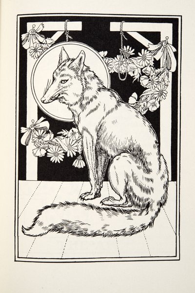 A Fox, a Fontaine Fables-ből, kocsma. 1905 alkotó: Percy J. Billingshurst
