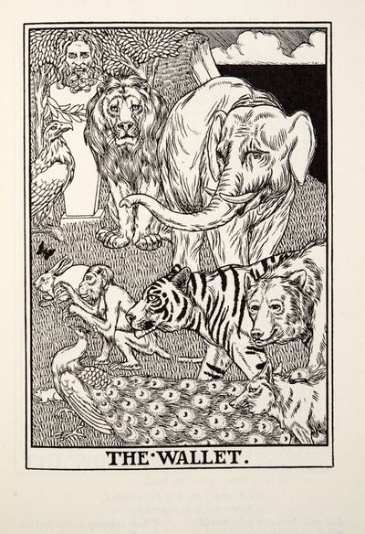 The Wallet, a Fontaine Fables, kocsma. 1905 alkotó: Percy J. Billingshurst