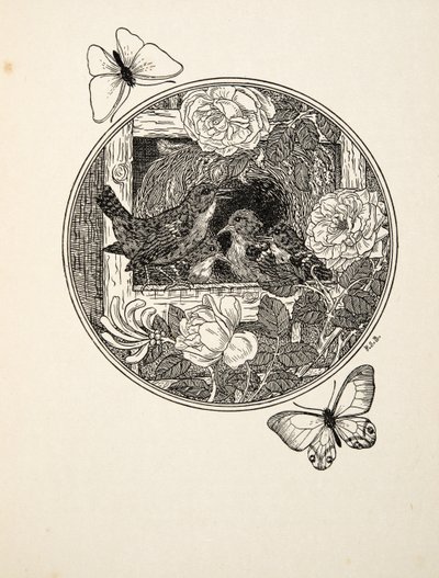 Wrens Learning to Sing, A Száz anekdota állatról, kocsma. 1924 alkotó: Percy J. Billingshurst
