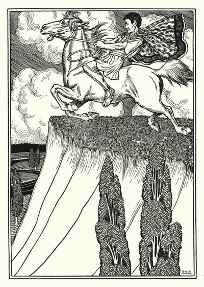 Antiochus Revenged halála (litho) alkotó: Percy James Billinghurst