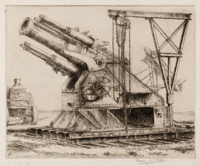 A 15 hüvelykes Howitzer alkotó: Percy John Delf Smith