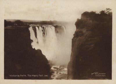 Victoria-vízesés, The Main Fall (f/w fotó) alkotó: Percy M. Clark