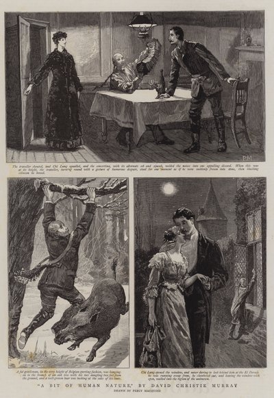 Egy kis emberi természet, David Christie Murray alkotó: Percy Macquoid