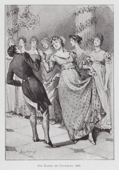 Tánc: Sir Roger de Coverley alkotó: Percy Macquoid