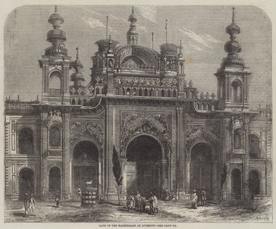 A Kaiserbagh kapuja, Lucknow alkotó: Percy Macquoid