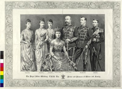 A későbbi angol király brit királyi család 1888 alkotó: Percy Macquoid