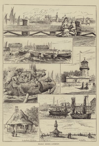 Üdülőhelyek, Lowestoft alkotó: Percy Robert Craft