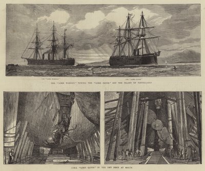 HMS Lord Clyde alkotó: Percy William Justyne