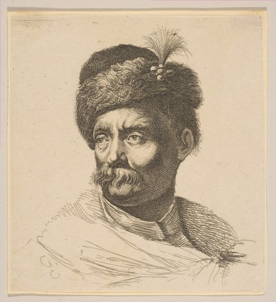 Egy lengyel mellszobra, 1641 után. alkotó: Peregrine Lovell