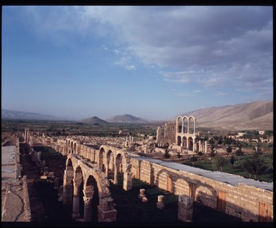 Kilátás Anjar városára, 705-710 alkotó: Period Umayyad