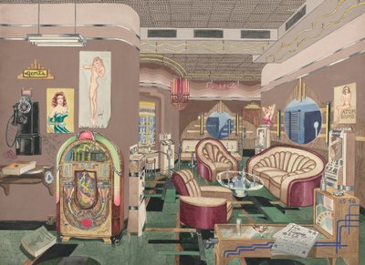 Koktélszalon, 1946, 19351942. alkotó: Perkins Harnly