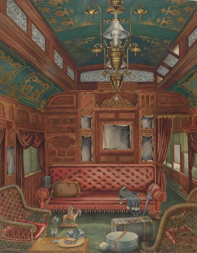Pullman edző, c. 1940. alkotó: Perkins Harnly