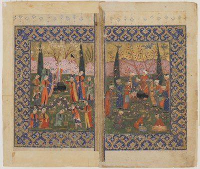Piknik a kertben alkotó: Persian School