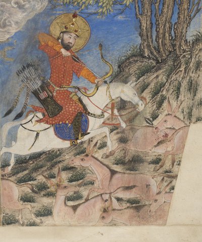 Külső gur vadászó ogarok alkotó: Persian School