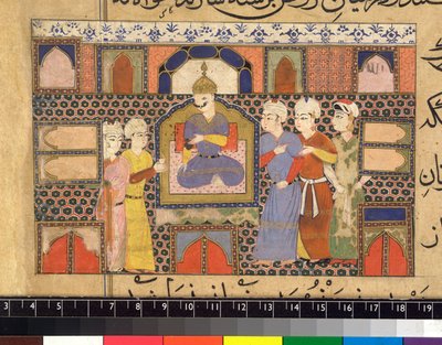 Ghiyath al-Din trónolt alkotó: Persian School