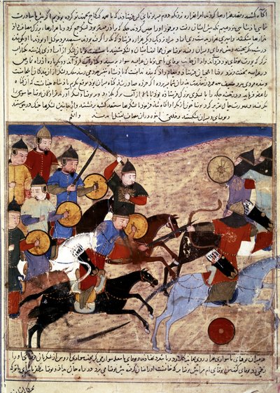 MONGOL története: Mongol harcosok alkotó: Persian School