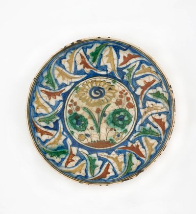 Lemez, Irán, Szafavida-korszak, 16. század vége – 17. század eleje (kerámia) alkotó: Persian School