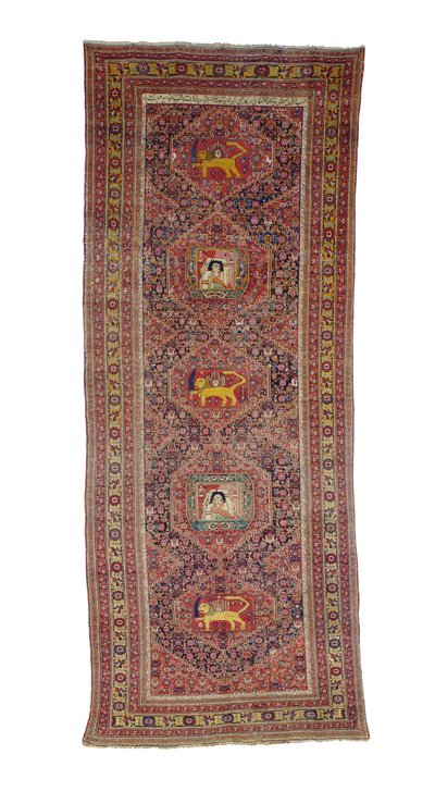 Senneh galéria szőnyege, Nyugat-Perzsia, 1837 alkotó: Persian School