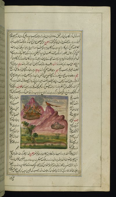 Két felgyújtott veréb és egy sólyom a Lights of Canopusból alkotó: Persian School