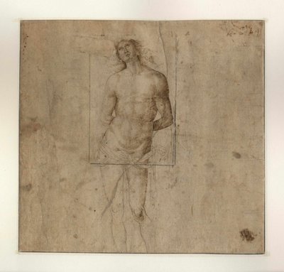 Szent Sebestyén, c. 1500. alkotó: Perugino