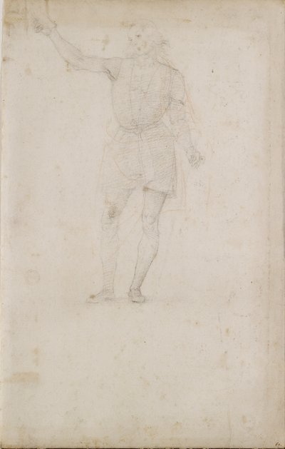 Tanulmány Keresztelő Szent János számára. Verso: An Eye, 15. század vége – 16. század eleje alkotó: Perugino