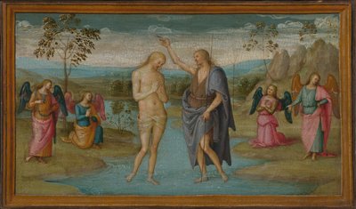 Krisztus megkeresztelkedése alkotó: Perugino