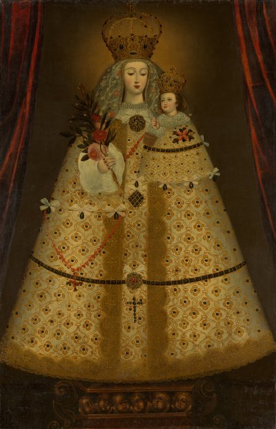 Guápulo Boldogasszony, 18. század. alkotó: Peruvian