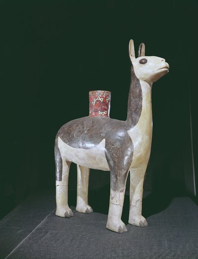 Láma edény, Nazca kultúra (cserép) alkotó: Peruvian School