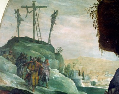 Kálvária, részlet Peter Candid (1548-1628) Deposition from Crossból, olaj, vászon, 294x177 cm alkotó: Peter (1548 1628) Candid