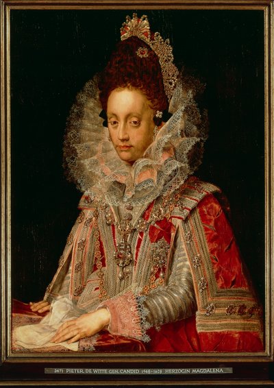Magdalena hercegnő portréja, 1613 körül (olaj, tábla) alkotó: Peter Candid
