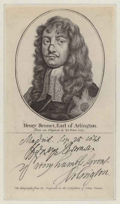 Henry Bennet alkotó: Peter (after) Lely